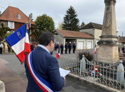 Commémoration du 11 Novembre à Longchamp-sur-Aujon