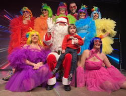 Le Père Noël à la rencontre des enfants à Longchamp-sur-Aujon