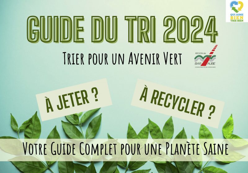Carte de Vœux personnalisée 2024 – Thème Bio Nature « Recyclage