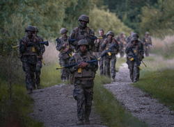 Le 61e Régiment d’artillerie en bivouac à Longchamp-sur-Aujon