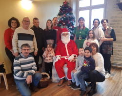 Le Père Noël en tournée à Longchamp-sur-Aujon