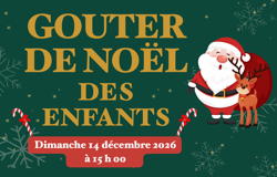 Goûter de Noël des enfants, dimanche 14 décembre