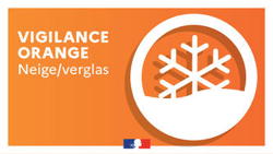 L&rsquo;Aube placée en vigilance orange neige/verglas mercredi 7/01