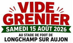 Vide-grenier samedi 15 août 2026 à Longchamp-sur-Aujon
